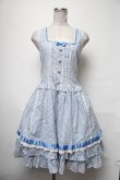 画像1: Angelic Pretty / Pure Memoryジャンパースカート  サックス S-25-04-03-076-AP-OP-HR-ZS (1)
