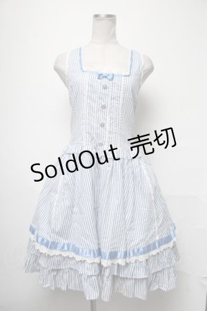 画像: Angelic Pretty / Pure Memoryジャンパースカート  サックス S-25-04-03-076-AP-OP-HR-ZS