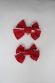 画像2: Angelic Pretty / パールリボンクリップ  赤 S-25-04-03-008-AP-AC-AS-ZS (2)