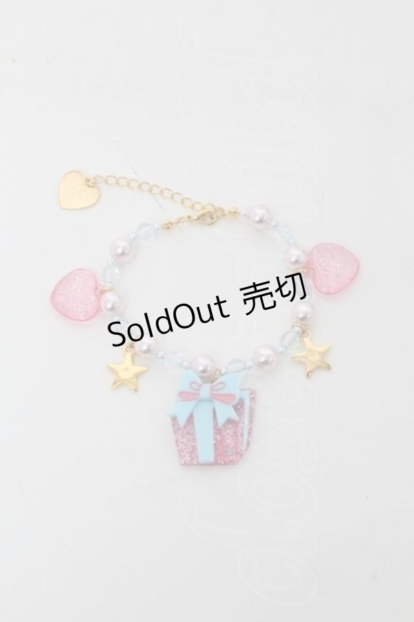 画像1: Angelic Pretty / プレゼントBOXブレスレット  ピンク S-25-04-03-015-AP-AC-AS-ZS (1)