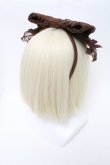 画像2: Angelic Pretty / エレガントワイヤーパールカチューシャ  ブラウン S-25-04-03-025-AP-ZA-HR-ZS (2)