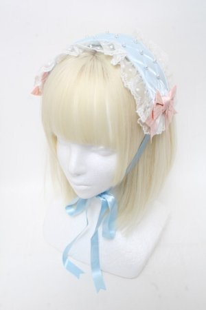 画像: Angelic Pretty / Sugar Sweetヘッドドレス  サックス S-25-04-03-034-AP-AC-HR-ZS