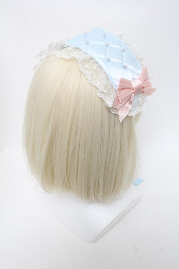 画像2: Angelic Pretty / Sugar Sweetヘッドドレス  サックス S-25-04-03-034-AP-AC-HR-ZS (2)