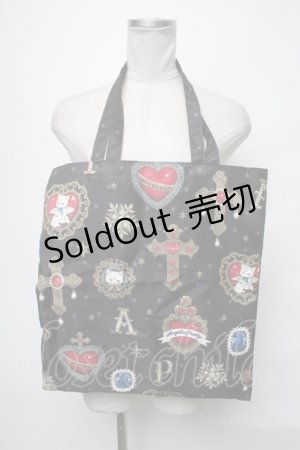 画像: Angelic Pretty / Noble Collectionトートバッグ  黒 S-25-04-03-045-AP-BG-HR-ZS