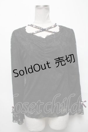 画像: axes femme / バラクロス総レースインナー  黒 S-25-04-05-046-AX-TO-HR-ZS