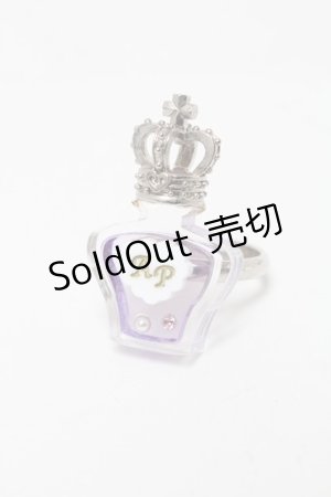 画像: Angelic Pretty / Romantic Perfumeリング  ラベンダー S-25-04-05-005-AP-AC-AS-ZS