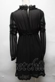 画像3: E hyphen world gallery / シフォンワンピース  黒 S-25-04-05-062-LO-OP-AS-ZS (3)