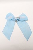 画像2: Angelic Pretty / Misty Skyリボンクリップ  サックス S-25-04-05-007-AP-AC-AS-ZS (2)
