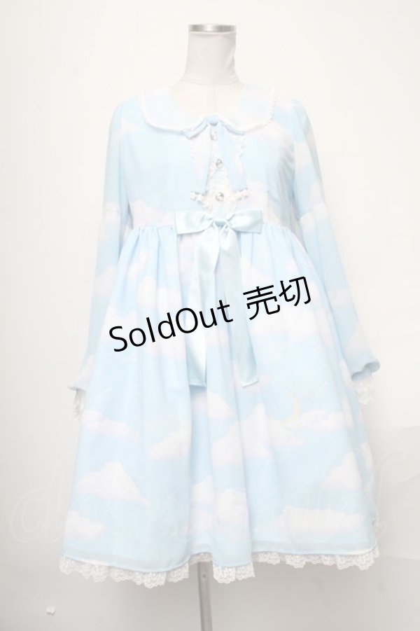 画像1: Angelic Pretty / Misty Skyワンピース  サックス S-25-04-05-073-AP-OP-AS-ZS (1)