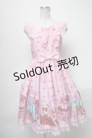 画像: Angelic Pretty / Lovely Toyboxジャンパースカート  ピンク S-25-04-05-078-AP-OP-AS-ZS