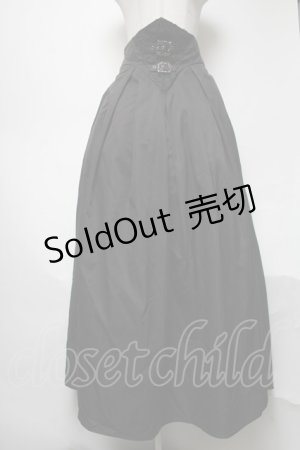 画像: DARK IN LOVE / Gothic retro pattern long skirt M 黒 S-25-04-05-081-PU-SK-HR-ZS
