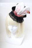 画像1: Angelic Pretty / Magical Night Theater Hatカチューシャ  黒ｘ白 S-25-04-05-009-AP-AC-AS-ZS (1)