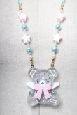 画像1: Angelic Pretty / Milkyベアーネックレス  サックス S-25-04-05-012-AP-AC-AS-ZS (1)