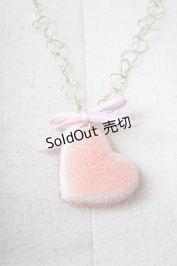 画像1: MILK / ハートグミネックレス  ピンク S-25-04-05-014-ML-AC-AS-ZS (1)