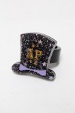 画像1: Angelic Pretty / Fantasy Theaterリング  黒 S-25-04-05-004-AP-ZA-AS-ZS (1)