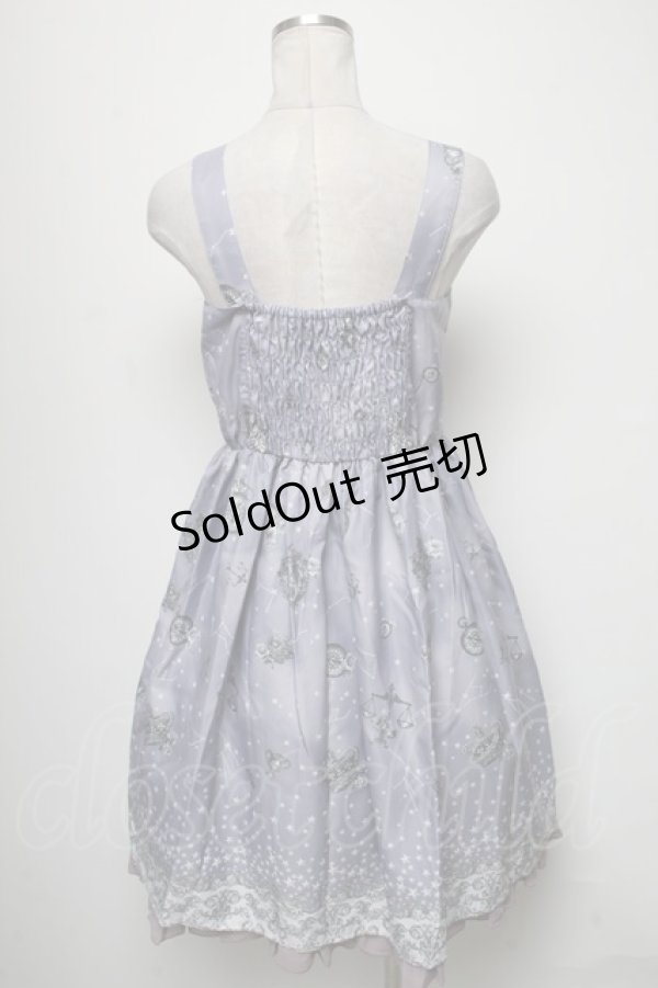 画像2: axes femme POETIQUE / 星座柄ワンピース  ラベンダー S-25-04-06-056-AX-OP-HR-ZS (2)