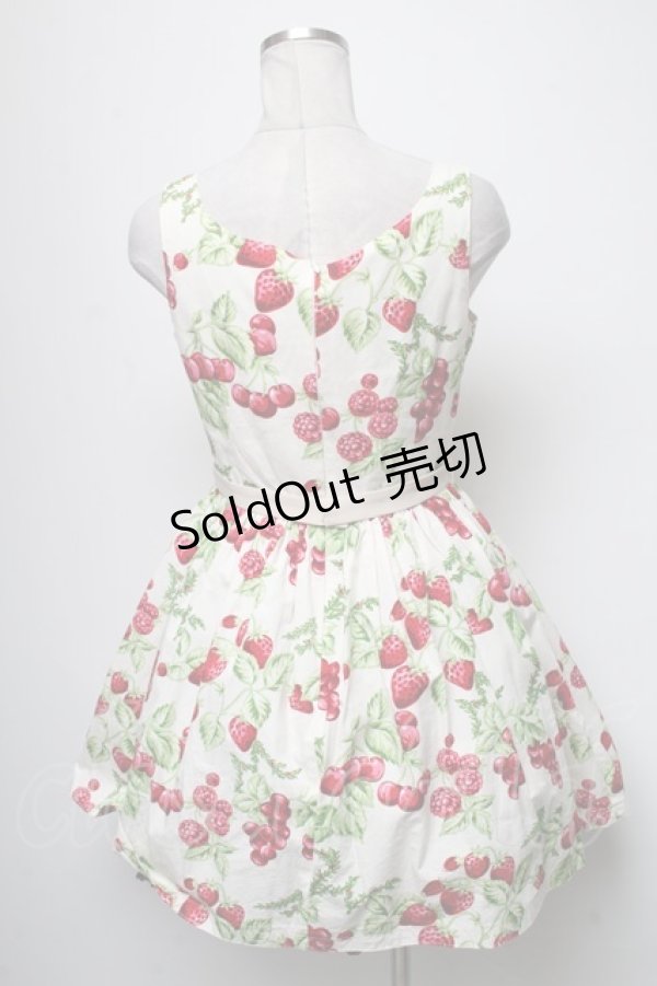画像2: MILK / CHERRY gardenドレス  オフ S-25-04-06-059-ML-OP-AS-ZS (2)