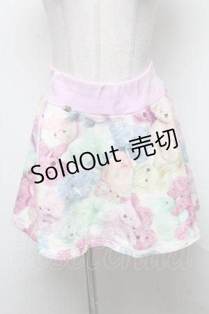 画像: MILK / Love Bearスカート  ピンク S-25-04-06-073-ML-SK-AS-ZS