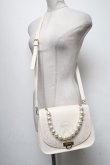 画像2: axes femme POETIQUE / リボン刺繍バッグ  ベージュ S-25-04-06-008-AX-BG-HR-ZS (2)