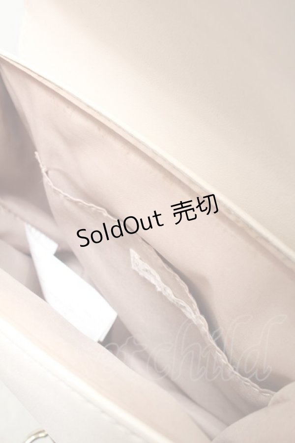 画像4: axes femme POETIQUE / リボン刺繍バッグ  ベージュ S-25-04-06-008-AX-BG-HR-ZS (4)