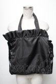 画像2: axes femme POETIQUE / 刺繍サテントートバッグ  黒 S-25-04-06-013-AX-BG-HR-ZS (2)