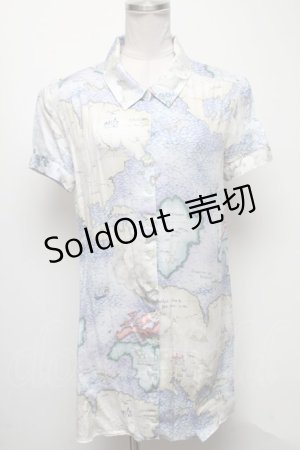 画像: 【SALE】MILK / MILKクルーズロングシャツ  サックス S-25-04-06-029-ML-OP-AS-ZT090