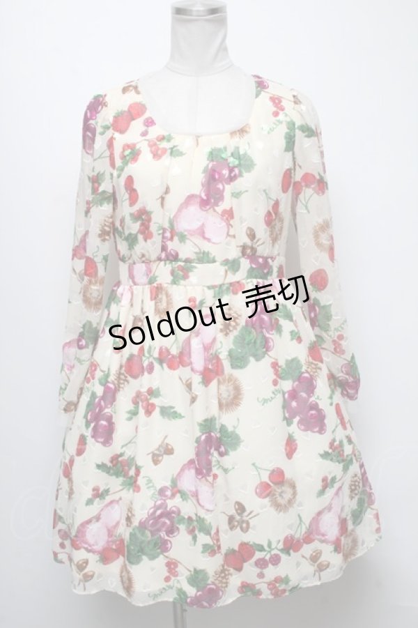 画像1: 【SALE】MILK / フランボワーズドレス  オフ S-25-04-06-031-ML-OP-AS-ZT425 (1)