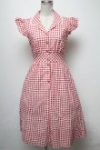画像1: MILK / リリカ dress  赤ｘ白 S-25-04-06-035-ML-OP-AS-ZS (1)
