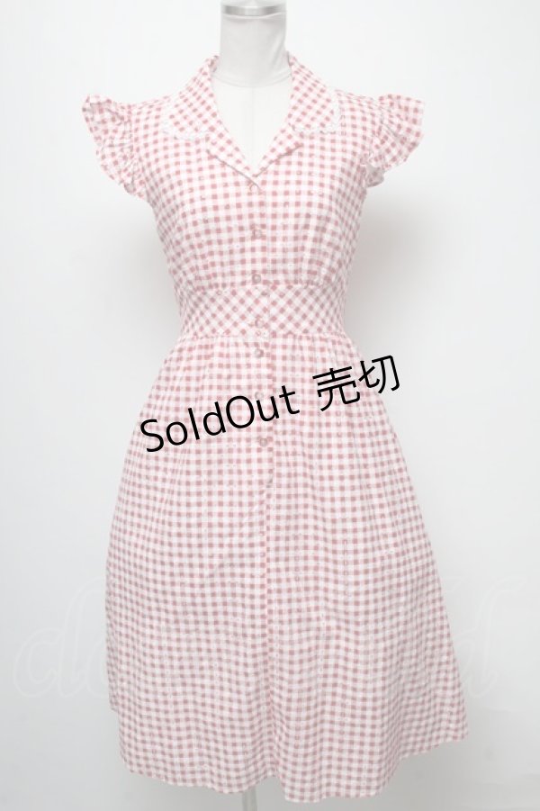 画像1: MILK / リリカ dress  赤ｘ白 S-25-04-06-035-ML-OP-AS-ZS (1)