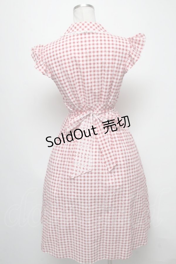画像2: MILK / リリカ dress  赤ｘ白 S-25-04-06-035-ML-OP-AS-ZS (2)