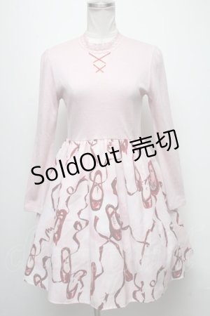 画像: MILK / レッドシューズワンピース  ピンク S-25-04-06-036-ML-OP-AS-ZS