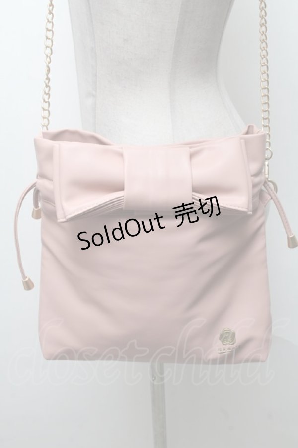 画像1: m petit by misako / NINA'sコラボ ショルダーバッグ  ピンク S-25-04-07-007-LO-BG-AS-ZT-K010 (1)