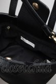 画像4: m petit by misako / AMスカラップ2WAYバッグ  黒 S-25-04-07-001-LO-BG-AS-ZT-K010 (4)