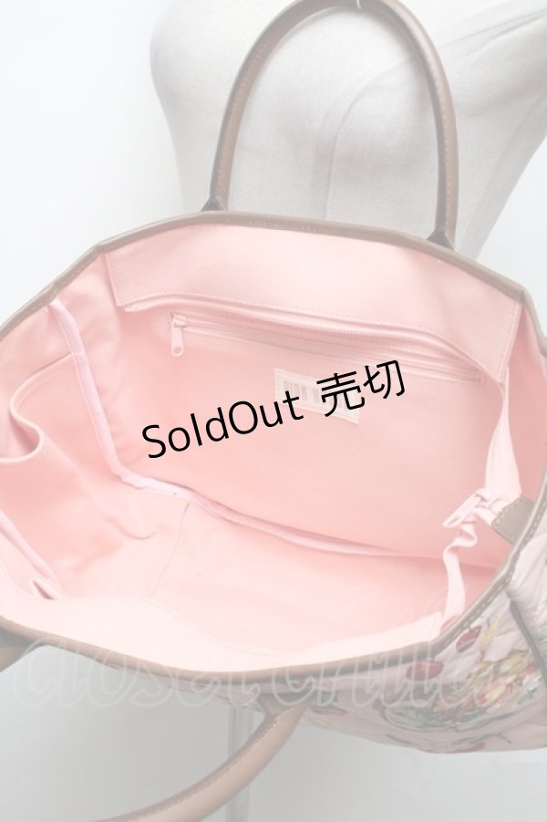 画像4: PINK HOUSE / 野ばらとチェリープリントバッグ  ピンク S-25-04-07-015-LO-BG-AS-ZS (4)