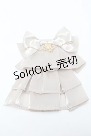 画像: metamorphose / シアーサテンフリルジャボ  ゴールド系 S-25-04-09-006-ME-ZA-AS-ZS