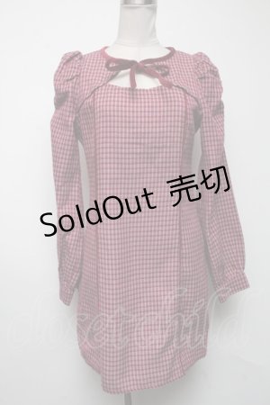 画像: LOLITA / ラメ折ワンピース  赤 S-25-04-09-062-LO-OP-AS-ZS