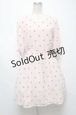 画像: MILK / レッドリリードレス  ベージュｘ赤 S-25-04-09-066-ML-OP-AS-ZS