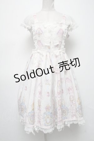 画像: Angelic Pretty / Dreamy Perfumeジャンパースカート  白 S-25-04-09-069-AP-OP-HR-ZS