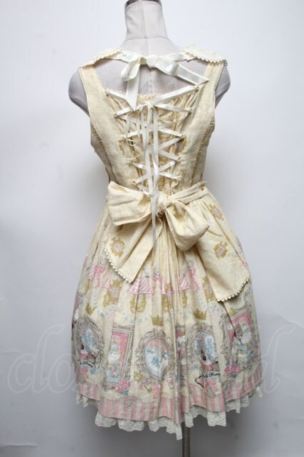画像2: Angelic Pretty / Wonder Gallery Specialジャンパースカートセット  アイボリー S-25-04-09-070-AP-OP-HR-ZS (2)