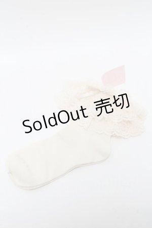 画像: metamorphose / ラッセルレースソックス  オフ S-25-04-09-008-ME-ZA-AS-ZS