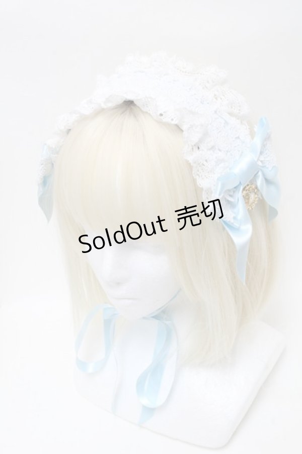画像1: BABY,THE STARS SHINE BRIGHT / チェルシーヘッドドレス  サックス S-25-04-09-011-BA-AC-AS-ZS (1)