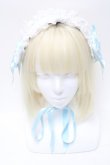 画像2: BABY,THE STARS SHINE BRIGHT / チェルシーヘッドドレス  サックス S-25-04-09-011-BA-AC-AS-ZS (2)