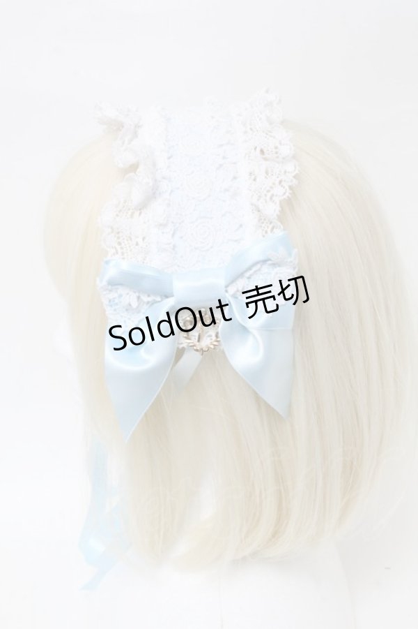 画像3: BABY,THE STARS SHINE BRIGHT / チェルシーヘッドドレス  サックス S-25-04-09-011-BA-AC-AS-ZS (3)