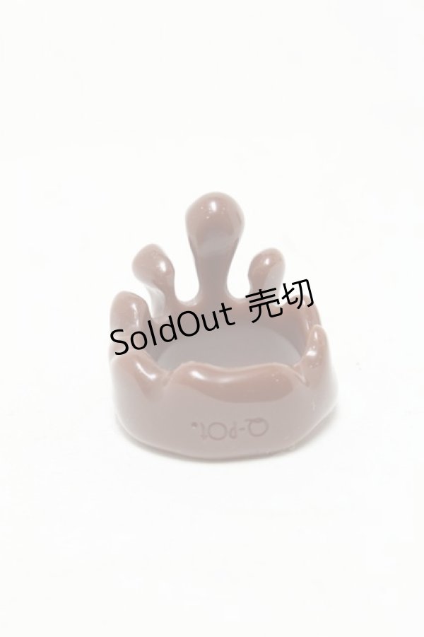 画像3: Q-pot. / チョコレートメルトリング L ブラウン S-25-04-09-001-QP-AC-HR-ZS (3)