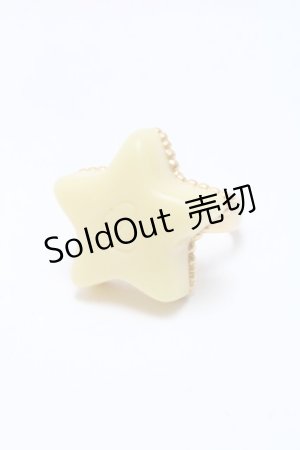 画像: Q-pot. / エトワールショコラリング  イエロー S-25-04-09-002-QP-AC-HR-ZS