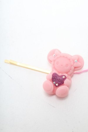 画像: BABY,THE STARS SHINE BRIGHT / くみゃちゃんのLove Chocolateヘアピン  ピンク S-25-04-09-004-BA-AC-AS-ZS