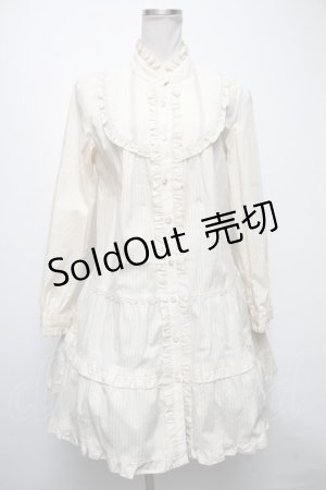 画像: axes femme / ストライプ柄ワンピース  オフ S-25-04-12-056-AX-OP-AS-ZS
