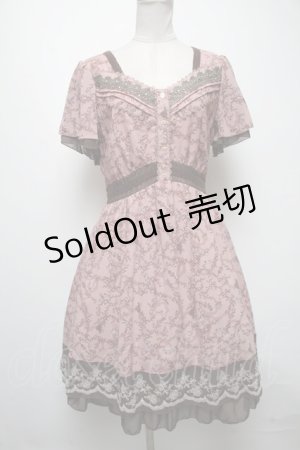 画像: axes femme / ワンピース  ピンク S-25-04-12-058-AX-TO-AS-ZS