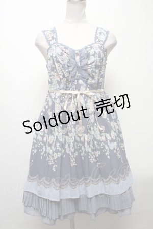 画像: axes femme / ワンピース  ブルーグレー S-25-04-12-070-AX-TO-AS-ZS