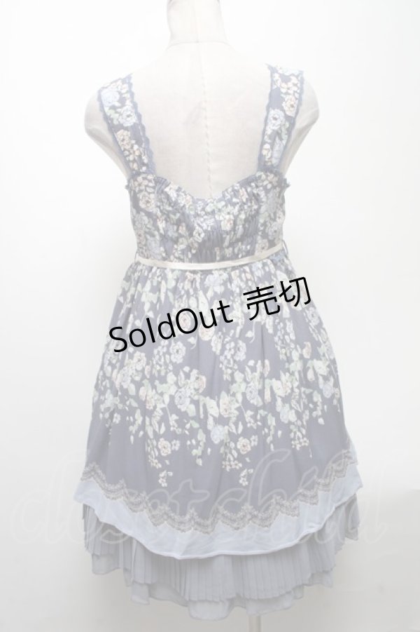 画像2: axes femme / ワンピース  ブルーグレー S-25-04-12-070-AX-TO-AS-ZS (2)